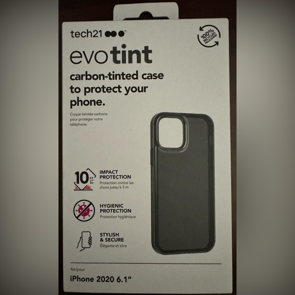 Tech21 Evo Tint case for iPhone 12/12 pro BNIB